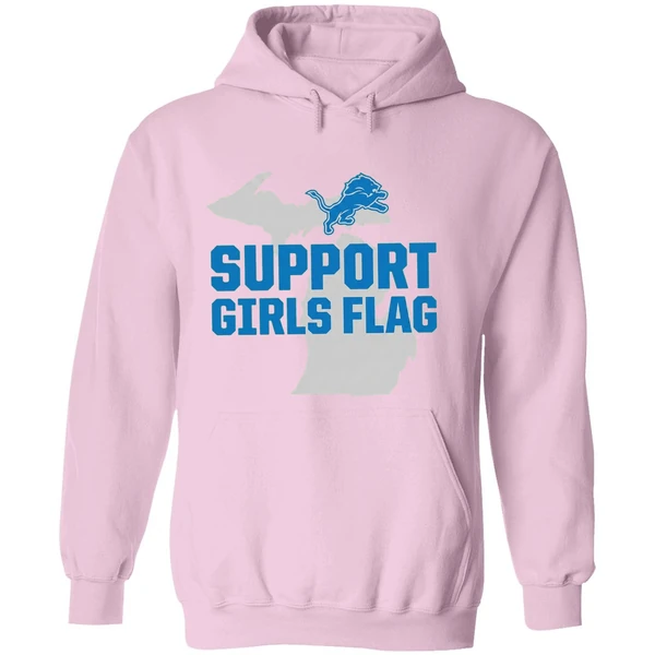 Detroit Lions Support Girls Flag Hoodie - Image 5
