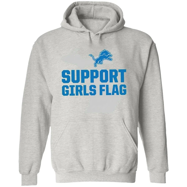 Detroit Lions Support Girls Flag Hoodie - Image 9