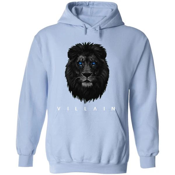 Detroit Lions Villain Lion Head Logo Hoodie - Image 4