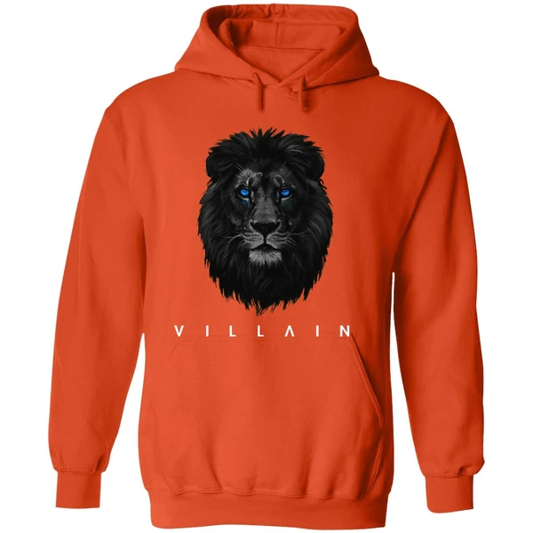 Detroit Lions Villain Lion Head Logo Hoodie - Image 6