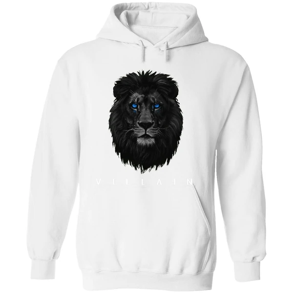 Detroit Lions Villain Lion Head Logo Hoodie - Image 8