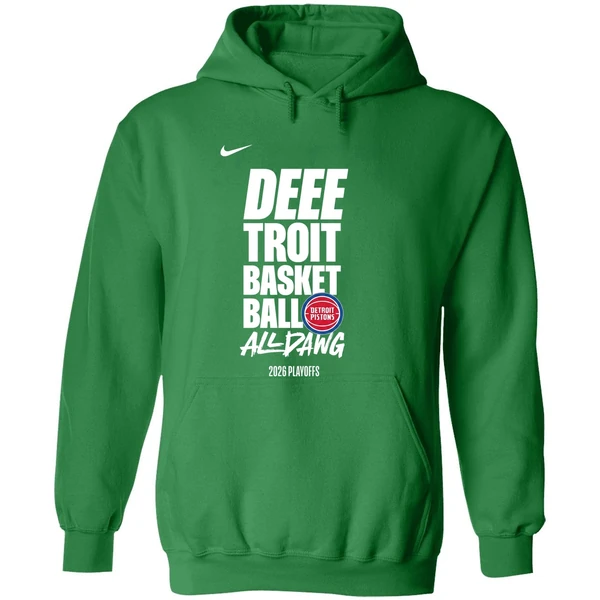 Detroit Pistons 2026 Nba Playoffs Detroit Basketball All Dawg Hoodie - Image 2