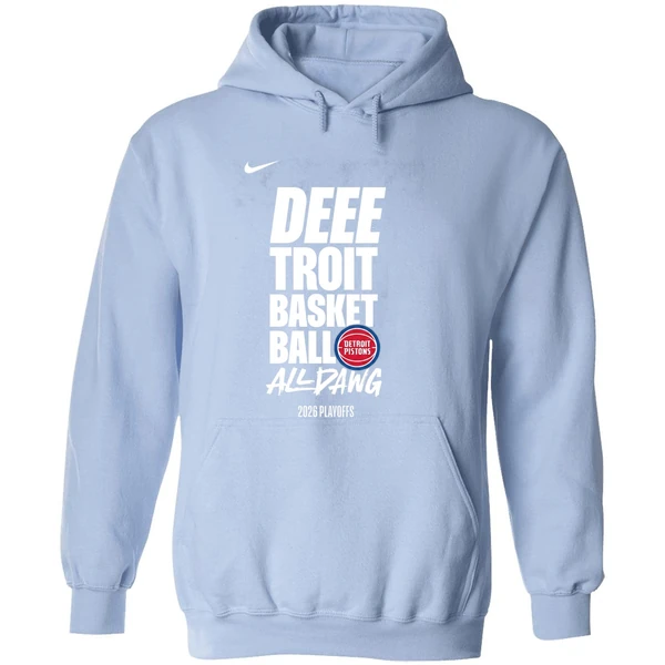 Detroit Pistons 2026 Nba Playoffs Detroit Basketball All Dawg Hoodie - Image 4
