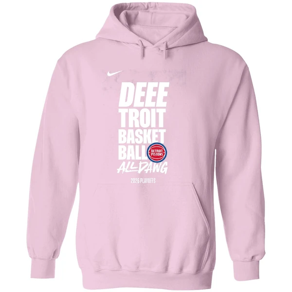 Detroit Pistons 2026 Nba Playoffs Detroit Basketball All Dawg Hoodie - Image 5