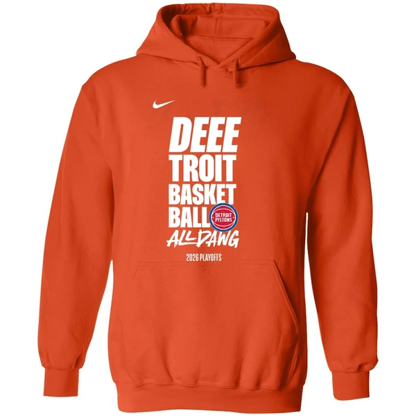 Detroit Pistons 2026 Nba Playoffs Detroit Basketball All Dawg Hoodie - Image 6