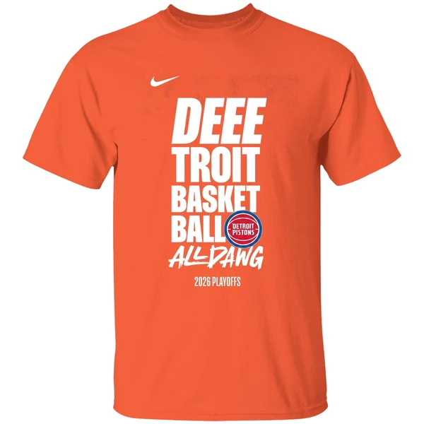 Detroit Pistons 2026 Nba Playoffs Detroit Basketball All Dawg Shirt - Image 6