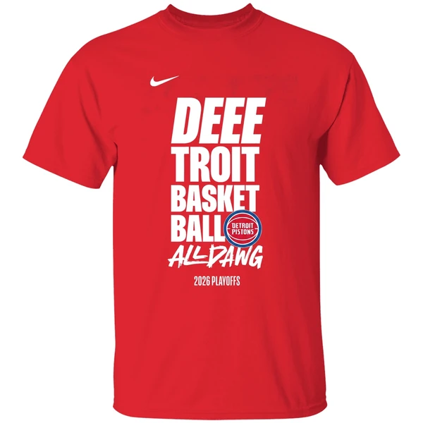 Detroit Pistons 2026 Nba Playoffs Detroit Basketball All Dawg Shirt - Image 7