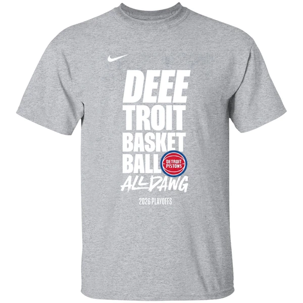 Detroit Pistons 2026 Nba Playoffs Detroit Basketball All Dawg Shirt - Image 9