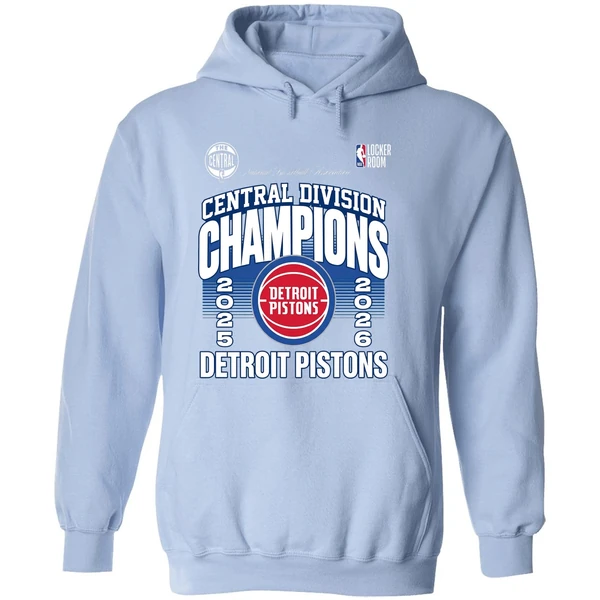 Detroit Pistons The Central Division Champions 2026 Hoodie - Image 4