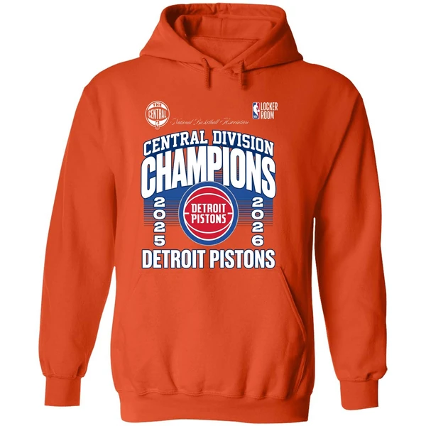 Detroit Pistons The Central Division Champions 2026 Hoodie - Image 6