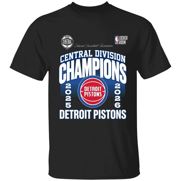 Detroit Pistons The Central Division Champions 2026 Shirt