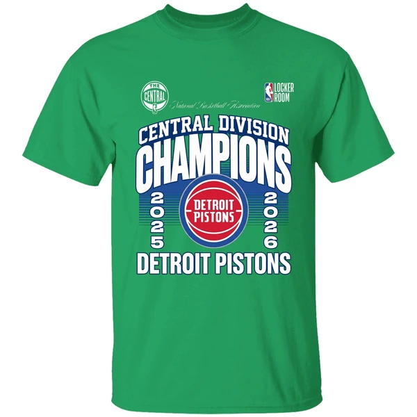 Detroit Pistons The Central Division Champions 2026 Shirt - Image 2