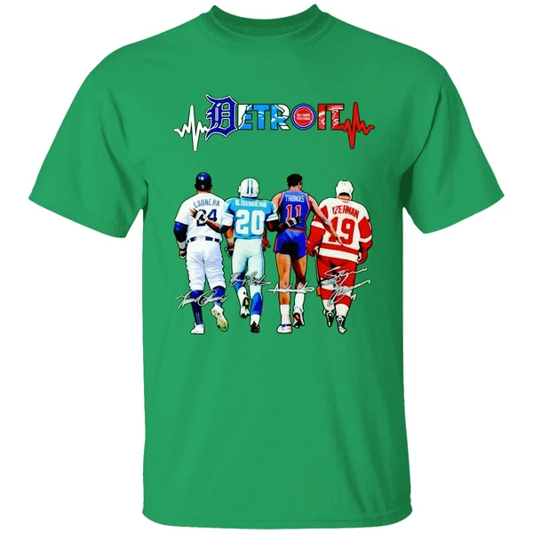 Detroit Sports Teams Cabrera Bsanders Thomas And Yzerman Signature Shirt