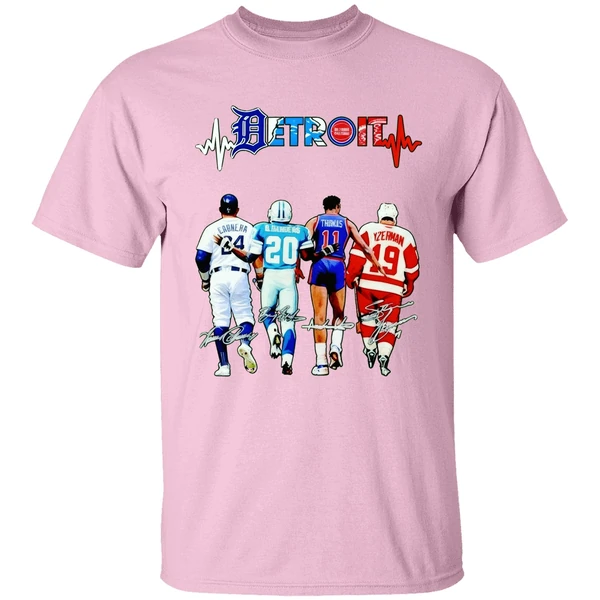 Detroit Sports Teams Cabrera Bsanders Thomas And Yzerman Signature Shirt Detroit Sports Teams Cabrera Bsanders Thomas And Yzerman Signature Shirt