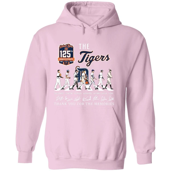 Detroit Tigers 125th Anniversary Abbey Road Thank You For The Memories Hoodie - Image 5