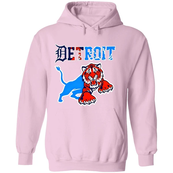 Detroit Tigers And Detroit Lions Tiger Hoodie - Image 5