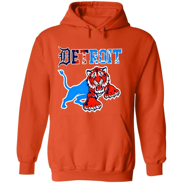 Detroit Tigers And Detroit Lions Tiger Hoodie - Image 6
