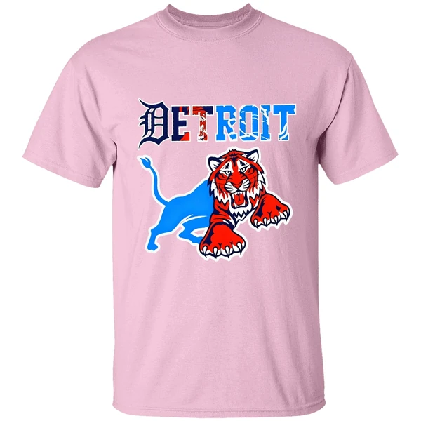 Detroit Tigers And Detroit Lions Tiger Shirt - Image 3