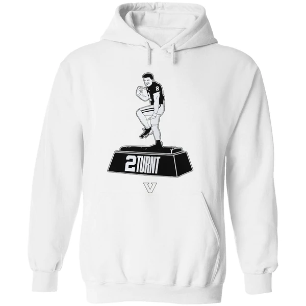 Diego Pavia Heisman Trophy 2 Turnt Vanderbilt Commodores Hoodie - Image 8