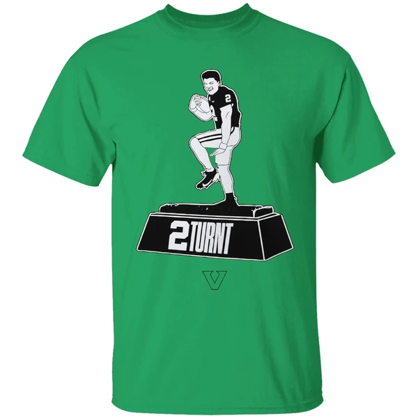 Diego Pavia Heisman Trophy 2 Turnt Vanderbilt Commodores Shirt - Image 2