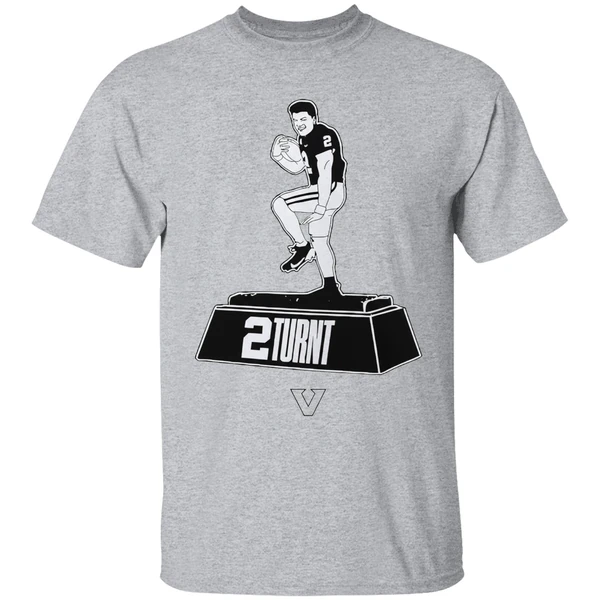 Diego Pavia Heisman Trophy 2 Turnt Vanderbilt Commodores Shirt - Image 9
