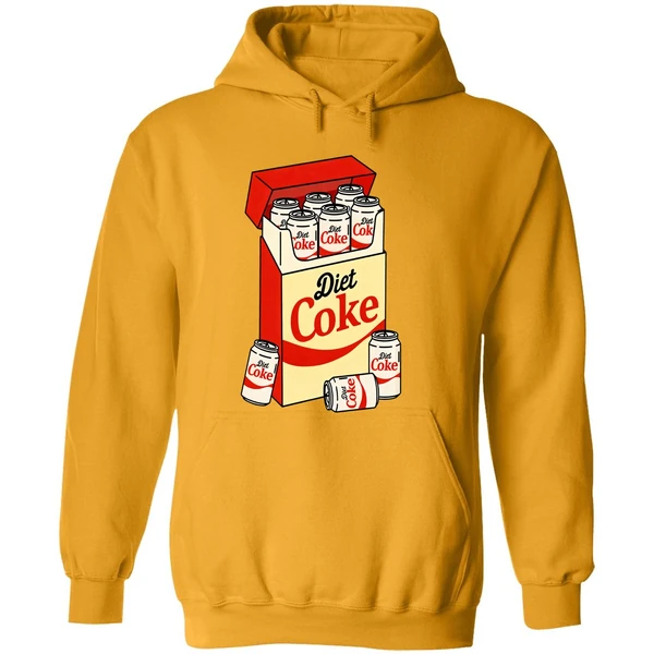 Diet Coke Cigarette Pack Retro Beer Hoodie