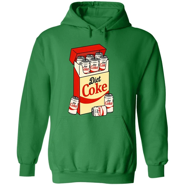 Diet Coke Cigarette Pack Retro Beer Hoodie - Image 2