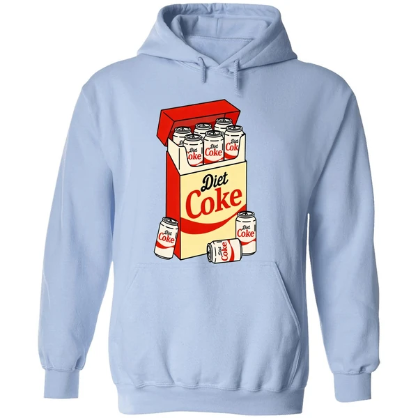 Diet Coke Cigarette Pack Retro Beer Hoodie - Image 4