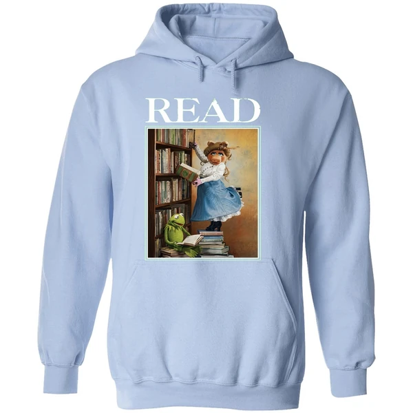 Disney Miss Piggy And Kermit Muppets Read Hoodie - Image 4