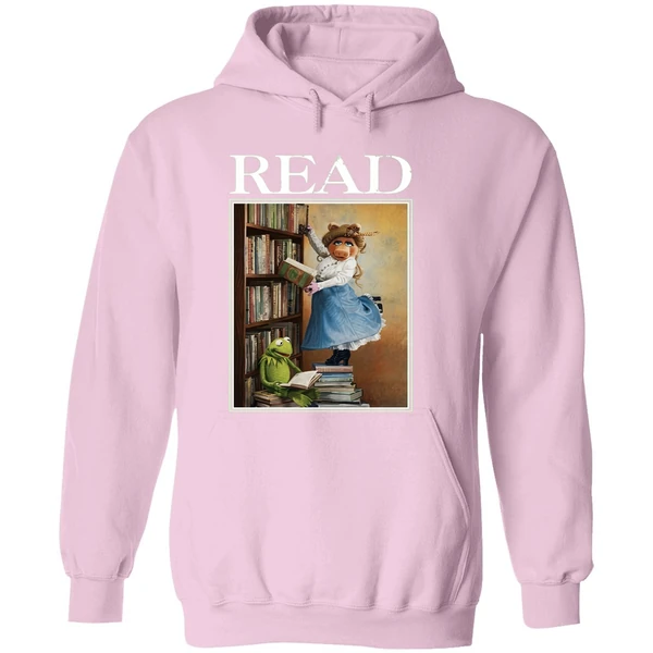 Disney Miss Piggy And Kermit Muppets Read Hoodie - Image 5