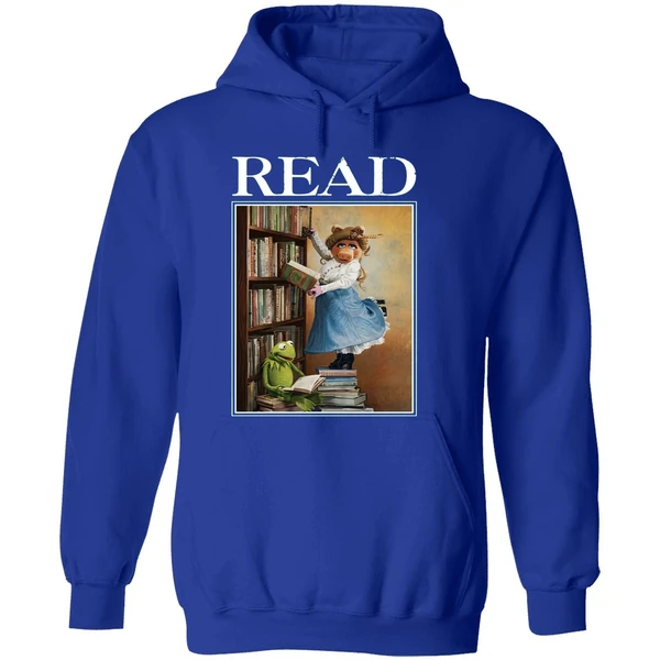 Disney Miss Piggy And Kermit Muppets Read Hoodie - Image 7