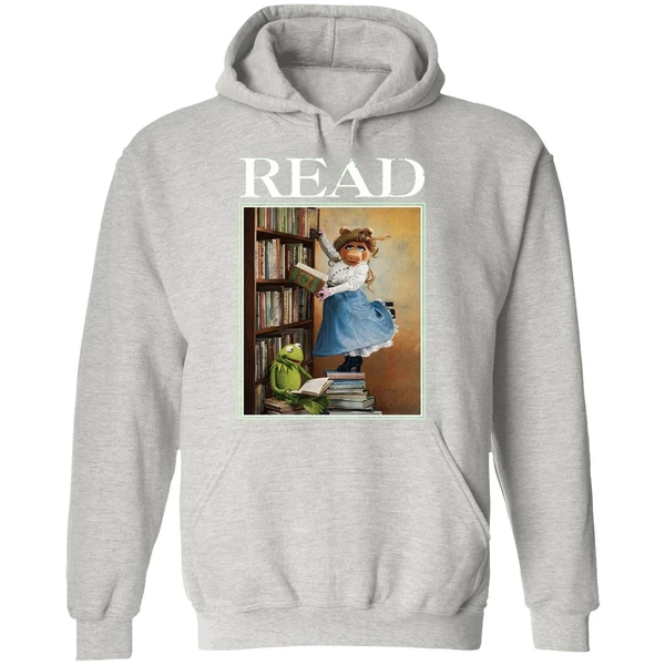 Disney Miss Piggy And Kermit Muppets Read Hoodie - Image 9