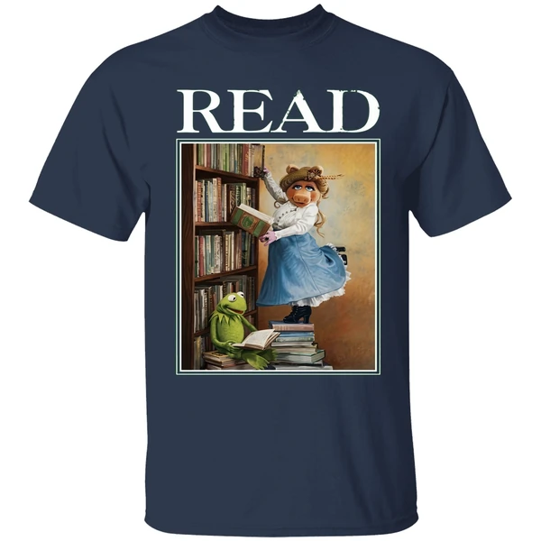 Disney Miss Piggy And Kermit Muppets Read Shirt - Image 5