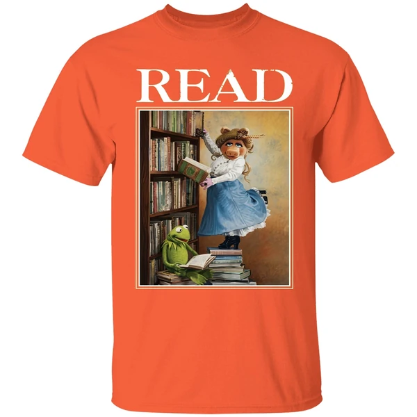 Disney Miss Piggy And Kermit Muppets Read Shirt - Image 6