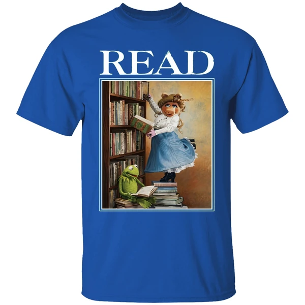 Disney Miss Piggy And Kermit Muppets Read Shirt - Image 8