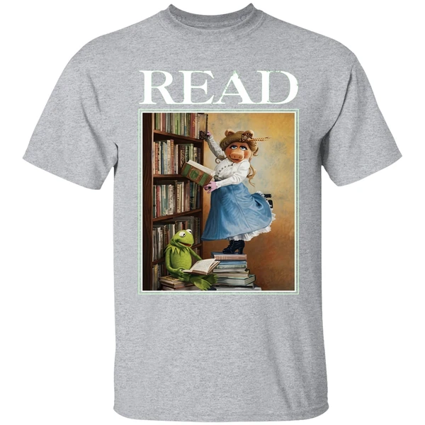 Disney Miss Piggy And Kermit Muppets Read Shirt - Image 9