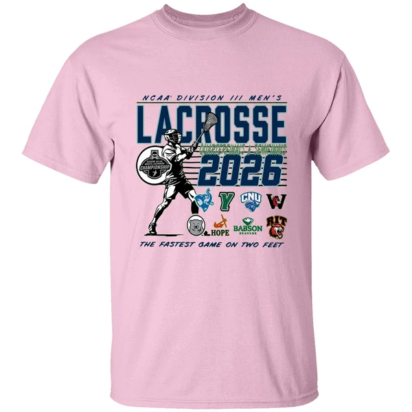 Division Iii Mens Lacrosse Quarterfinal 2026 The Fastest Game On Two Feet Shirt - Image 2