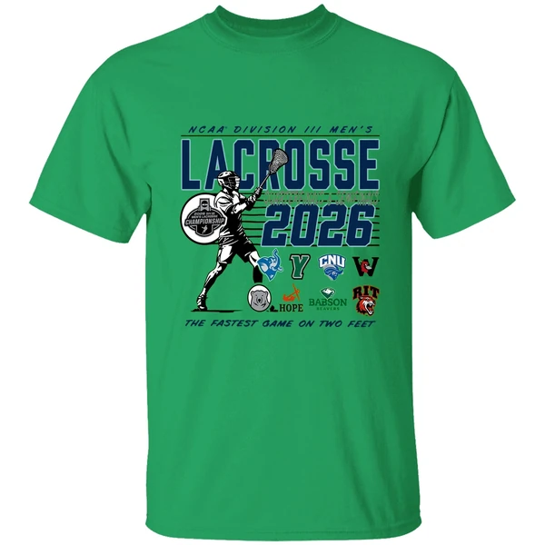 Division Iii Mens Lacrosse Quarterfinal 2026 The Fastest Game On Two Feet Shirt - Image 8