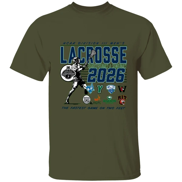 Division Iii Mens Lacrosse Quarterfinal 2026 The Fastest Game On Two Feet Shirt - Image 9
