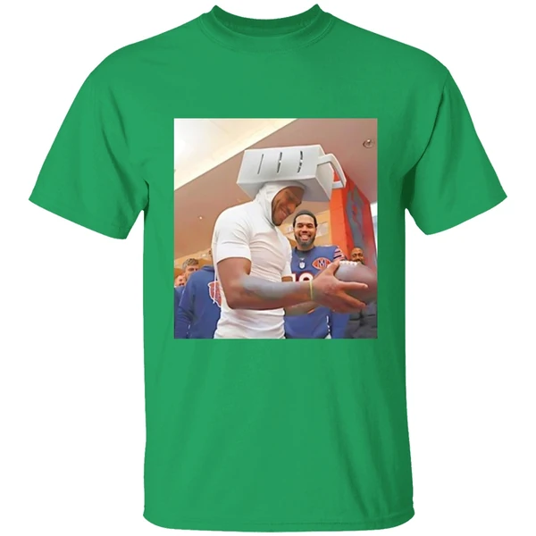 Dj Moore Wore A Cheese Grater Hat Chicago Bears Shirt - Image 2