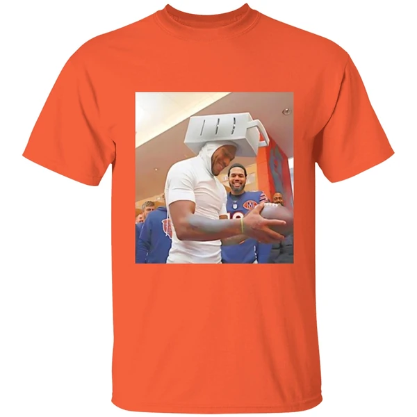 Dj Moore Wore A Cheese Grater Hat Chicago Bears Shirt - Image 6