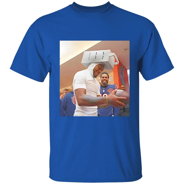 Dj Moore Wore A Cheese Grater Hat Chicago Bears Shirt - Image 8