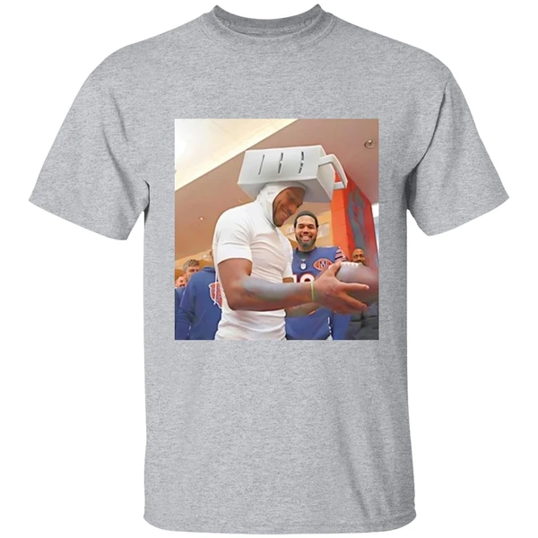 Dj Moore Wore A Cheese Grater Hat Chicago Bears Shirt - Image 9