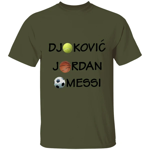 Djokovic Jordan Messi Shirt - Image 9