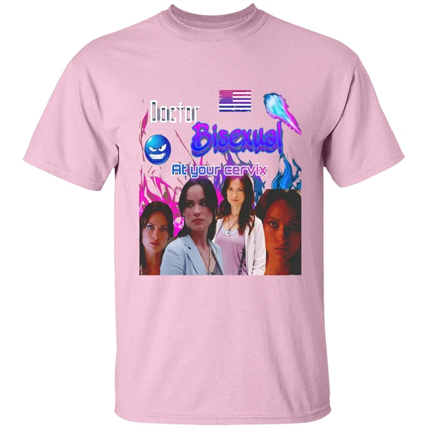doctor bisexual at your cervix shirt lightpink