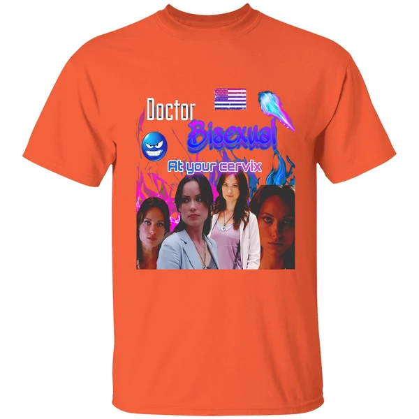 doctor bisexual at your cervix shirt orange