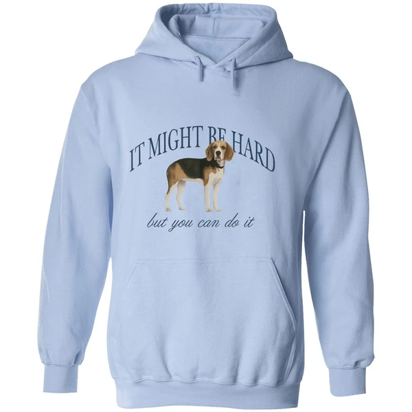 Dog It Might Be Hard But You Can Do It Hoodie - Image 4