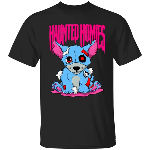 Dog Teddy Bear Haunted Homies December Shirt - Image 9
