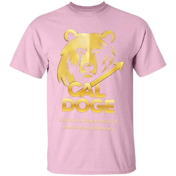 doge california department of government efficiency shirt lightpink