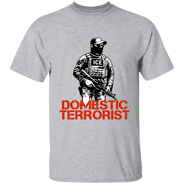 Domestic Terrorist Abolish Ice Shirt - Image 9
